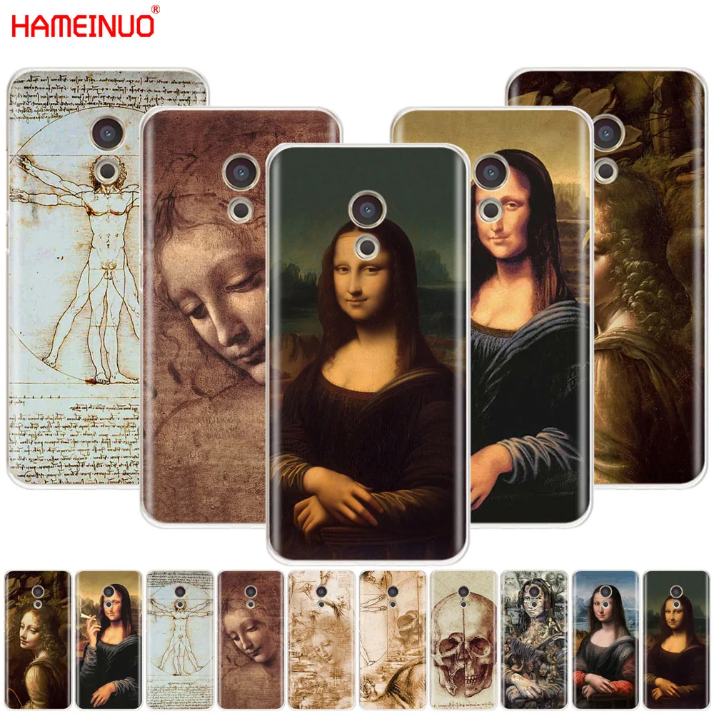 HAMEINUO Мона Лиза Леонардо да Винчи крышка чехол для телефона Meizu M6 M5 M5S M2 M3 M3S MX4 MX5 MX6 PRO