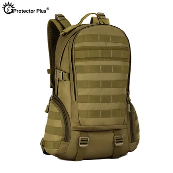 

PROTECTOR PLUS Tactical Backpack Outdoor Travel Camo Webbing Backpack Full Shoulder Bag Waterproof Hunting Ammo Bags Durable