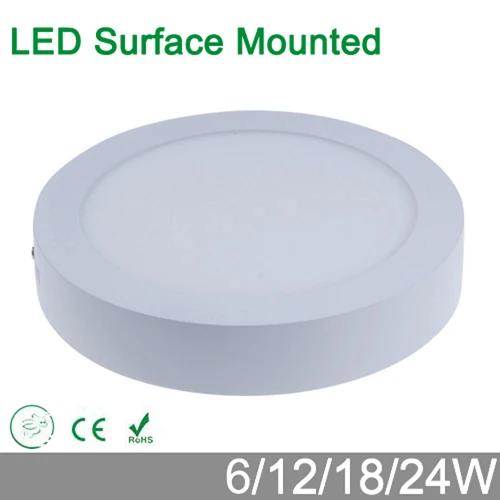 6W LED Surface Mounted Ceiling Down Panel Lighting Natural White Bathroom W0R8 