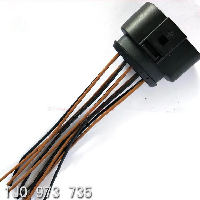 4 шт./лот разъем для фар 10 Pin/Way с проводкой Pigtail Audi A3 VW Jetta Mk4 Passat B7 CC Golf 1J0973735|headlamp