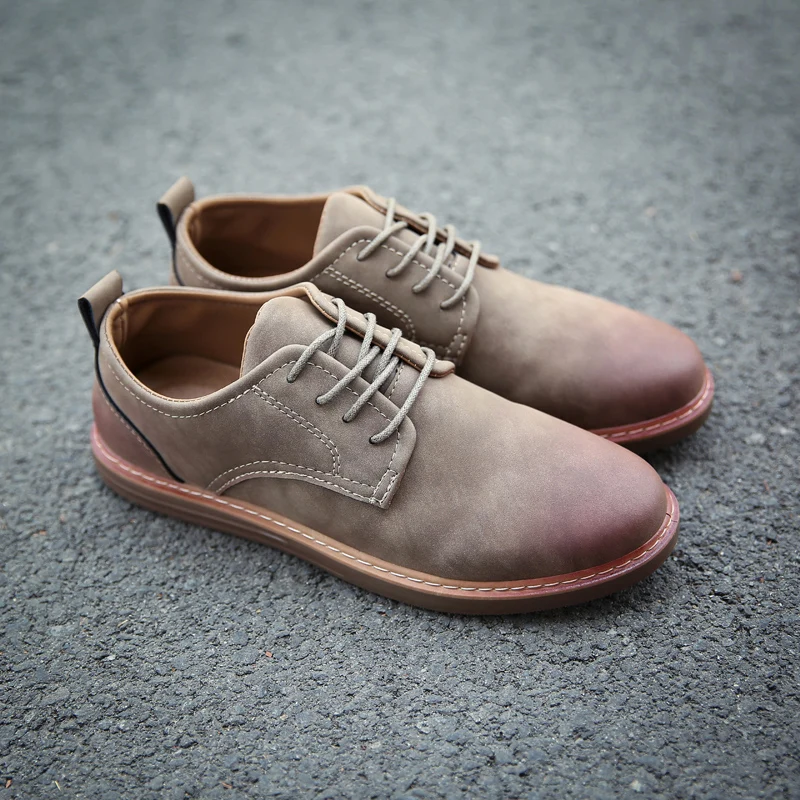 fashion leather casual shoes men comfortable leisure moccasins cheap dress male footwear work elegant boy oxford shoes for m (11)
