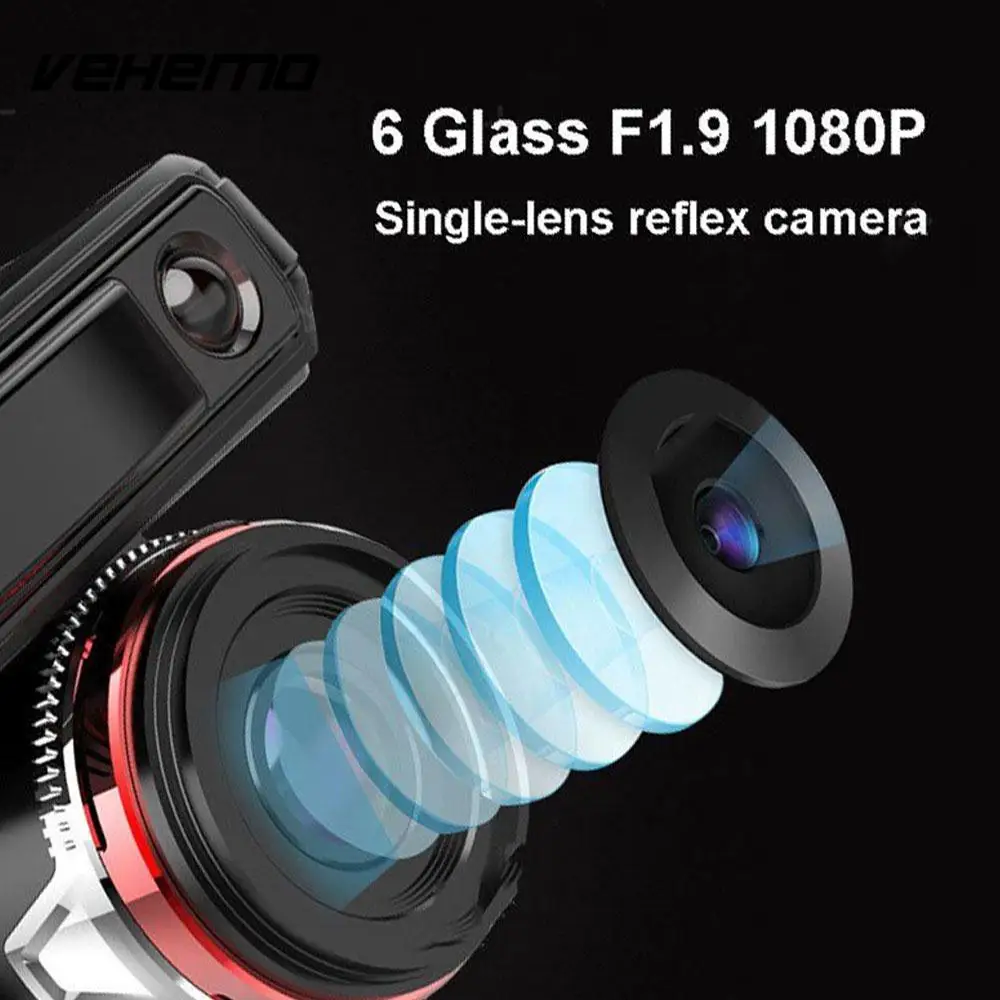 

Vehemo Radar Speed Detector 2in1 Vehicle Video Recorder Dash Camera Camera Driving Recorder Camera Electronics Auto Ultrathin