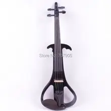 Черный 4 Строка 4/4 Электрический Скрипки Тихая Самовывоз изысканные тона одноцветное Wood3# деталь цвет можно выбрать цвет