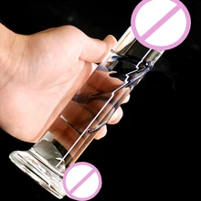 Crystal Glass Big Huge Large Dildo Penis Vibrator Adult Toys For Women Men Masturbation Gay Lesbian Sex Toys