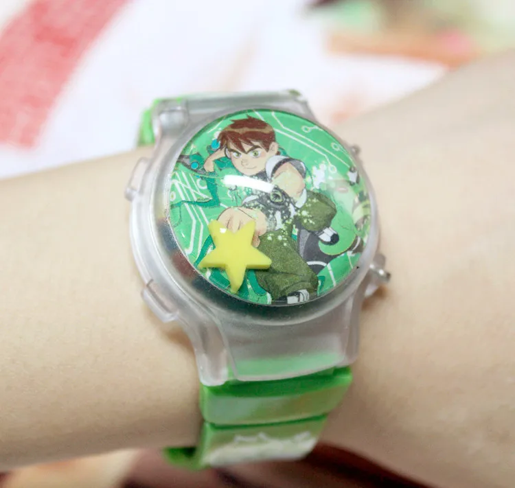 Ben 10, Мультяшные детские часы, кожаный светодиодный, детские часы, детские наручные часы для мальчиков, студентов, спортивные часы, Relogio Hombre