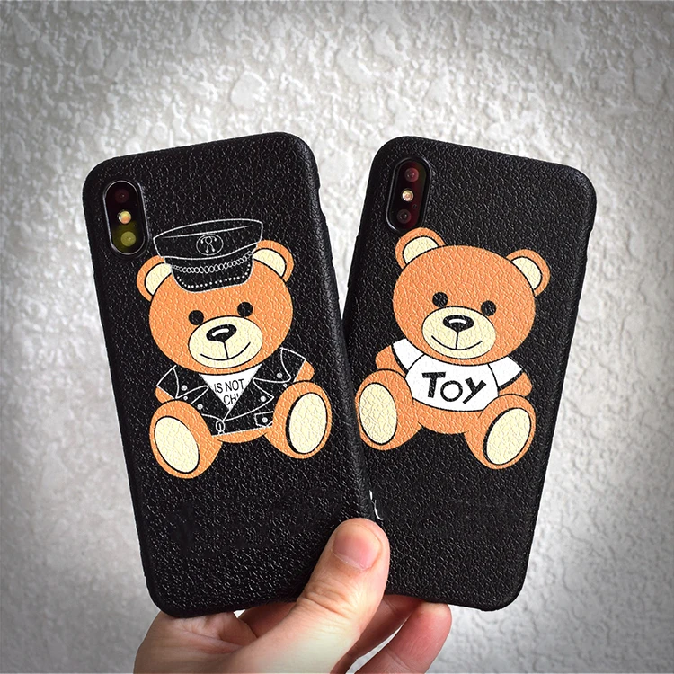 

Italy Leisure brand soft case for iphone X XS MAX XR 8 7 6 6S plus silicon phone cover Skin texture coque matte toy fundas capa