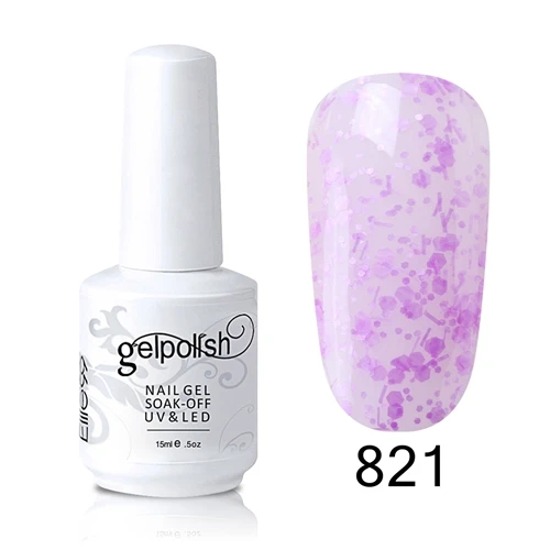 Elite99 15 пилка для ногтей стойкий Гель-лак для полировки ультрафиолетовая и Светодиодная лампа лак для ногтей DIY лак для ногтей инструменты для маникюра - Цвет: GNS821
