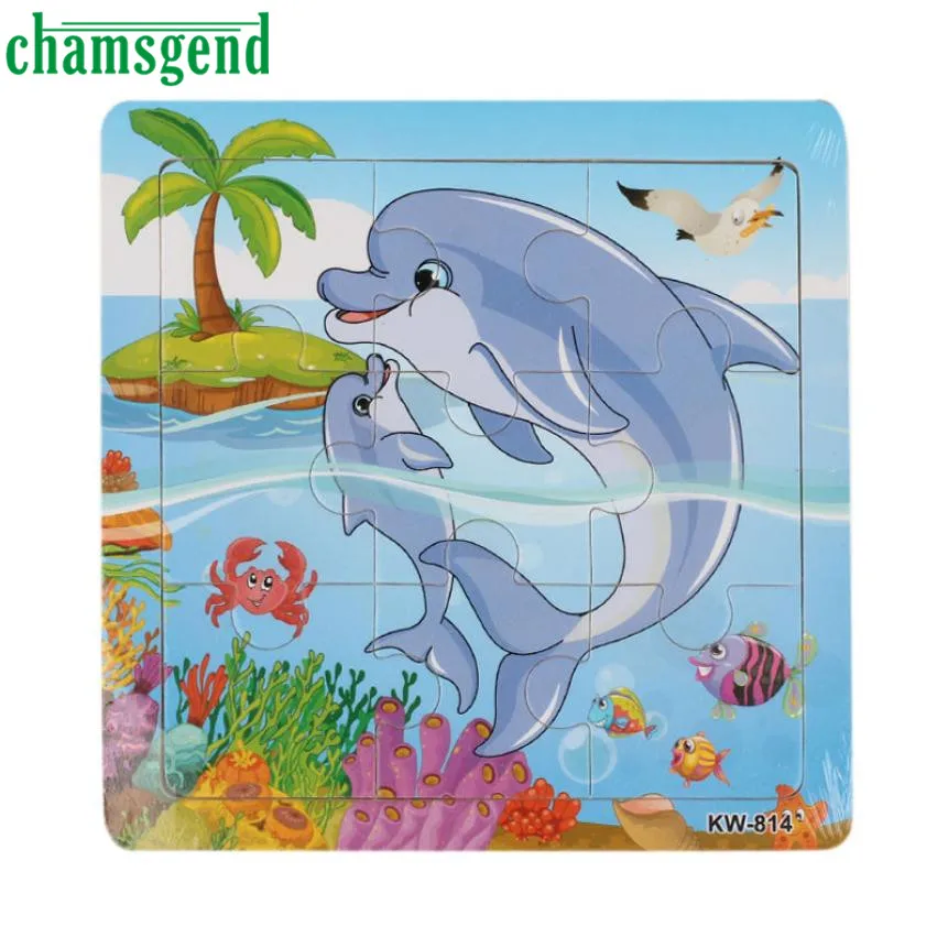 

Chamsgend High Quality  Wooden Whale Jigsaw Toys For Kids Education And Learning Puzzles Toy Levert Dropship Aug11