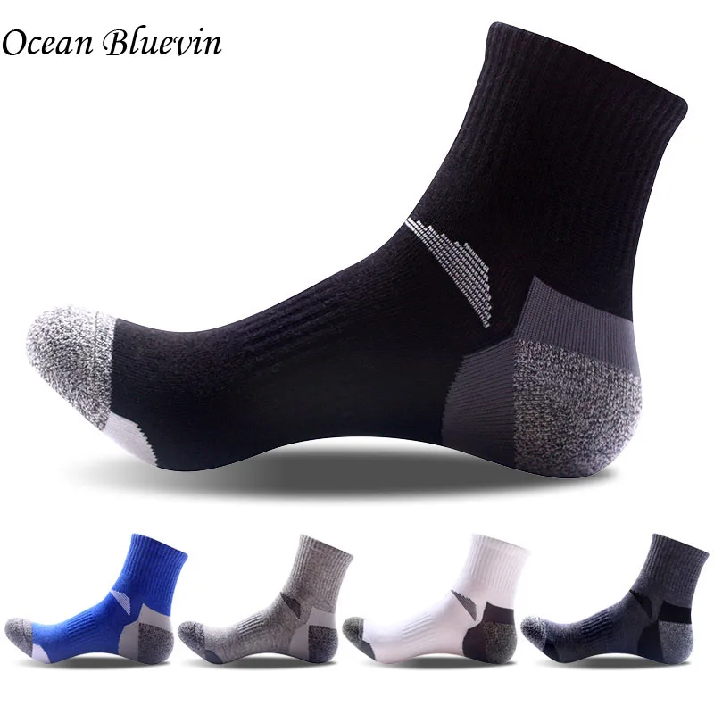 Quality Wear resistant Anti skid Men's Socks Stitching Thick Cotton Quick Drying Soft Business