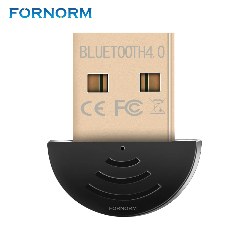 FORNORM мини USB Bluetooth адаптер V4.0 CSR Двойной режим беспроводной bluetooth-ключ 4,0 передатчик для Windows 10 Win 7 8 Vista XP