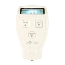 GM210 Мини цифровой краска на основе железа толщиномер оцинкованный Толщина измерения 0-1800um