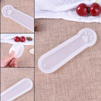 

Cat Claw Silicone Mold Mould Epoxy Resin Jewelry Bookmark DIY Craft with Hole