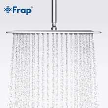 Frap-Cabezal de ducha cuadrado de acero inoxidable, grifo de ducha de lluvia, F28-3 superior, 300x300mm, novedad