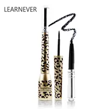 LEARNEVER, 2 шт., Водостойкая Подводка для глаз, леопардовая жидкая подводка для глаз+ карандаш для глаз, Жидкий Макияж, красота, косметика, подводка для глаз, карандаш, ручка для макияжа