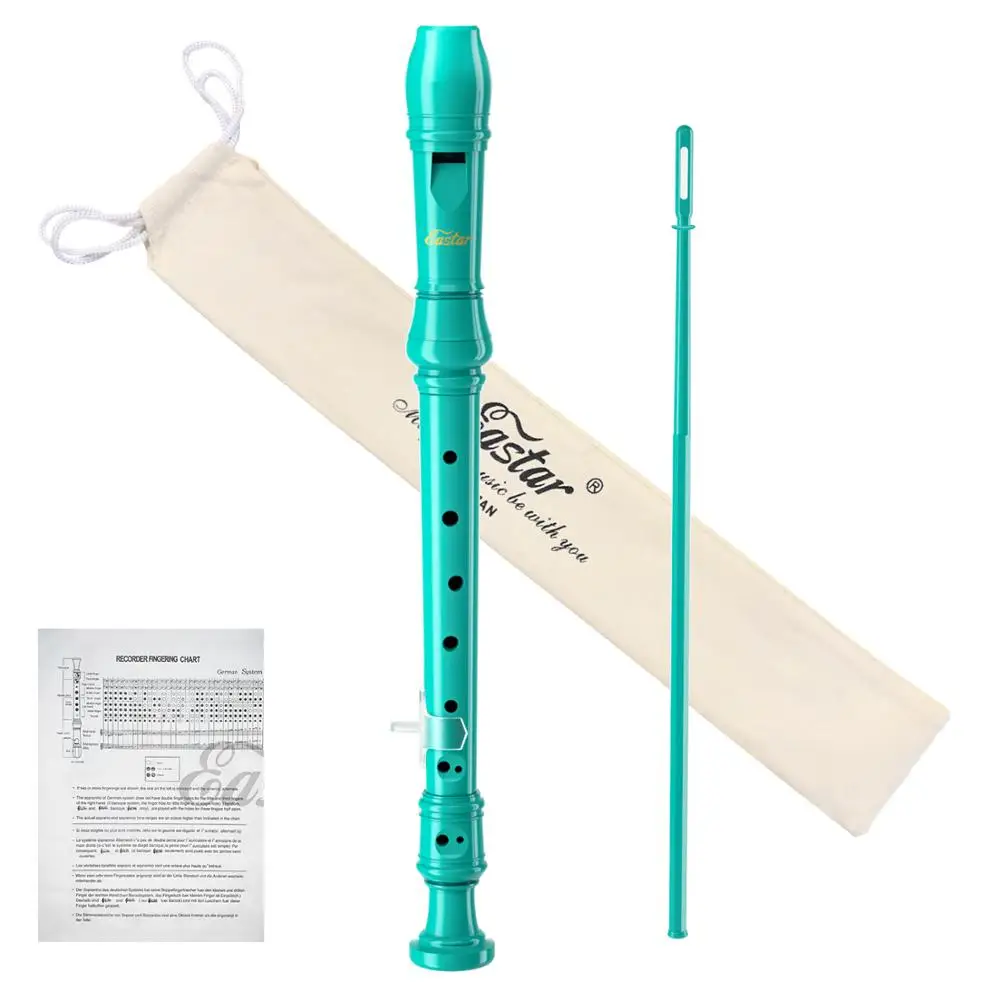 ABS сопрано C recorder инструмент длинная флейта 8 отверстий немецкий finging стиль Музыка деревянный духовой инструмент для детей студентов Beginer