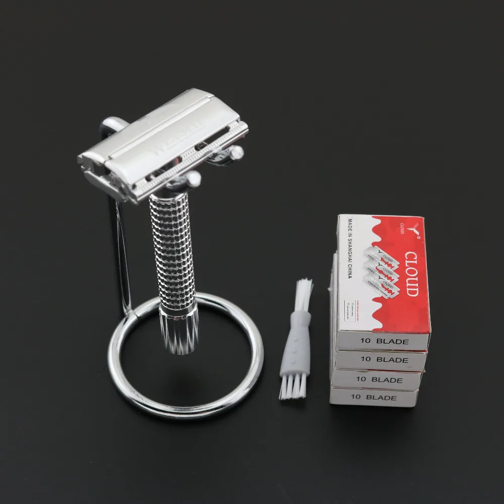 WEISHI Double Edge Safety Razor Aluminum alloy 2003 M with Razor holder