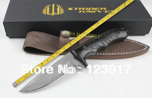 

100% New Damascus Steel Blade Ebony Handle EDC Camping Knife,Utility Outdoor Knives Hunting Tools Best Quality