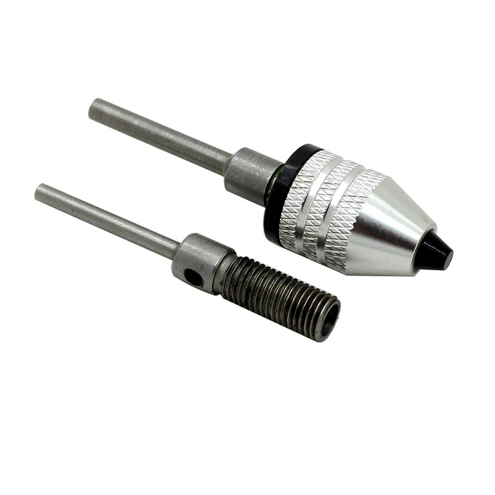 

0.3-4mm Carbon Steel Keyless Drill Chuck Connecting Rods For Electric Grinder Tools Set 2.3&3mm M6 * 0.75 Thread engraving