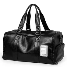 Водонепроницаемая мужская сумка, дорожная сумка, Большая вместительная кожаная сумка на плечо, Повседневная портативная дорожная сумка, сумки через плечо