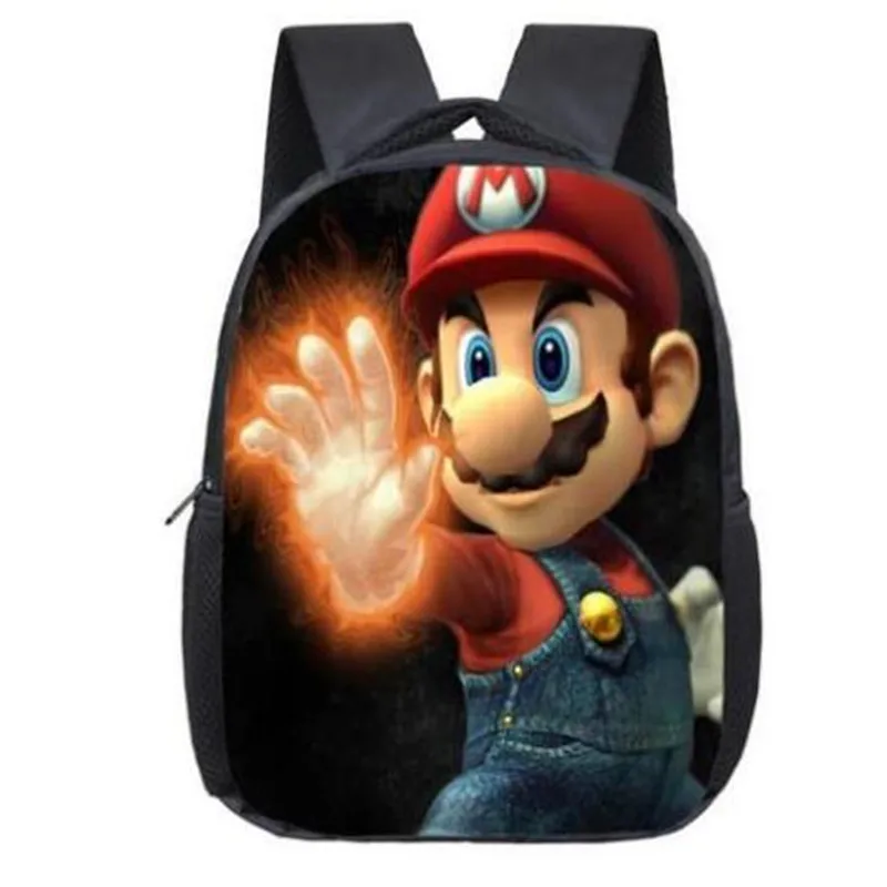 

12inch Cute Mochila Super Mario Bag School For Boys Bookbag Kids Backpack Super Mario Children Bag For Girls Infantil Menina