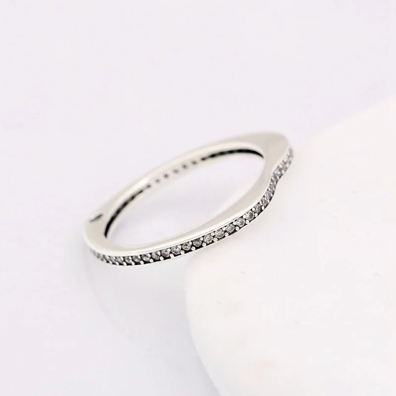 New 925 Sterling Silver Ring Rainbow Arcs of Love Enchanted Crown Rings For Women Wedding Party Gift Fine Europe Jewelry