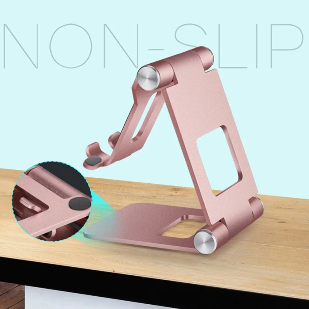 Phone Holder Alloy Anti-slip Magnet Stand Support Cellphone Bracket Stand Car Vehicle Mobile Phone Accessories