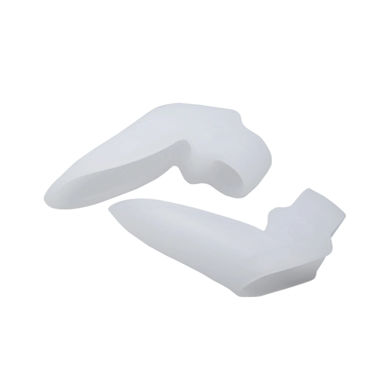 2 Pcs. Silicone Gel Banins Tires Of The Big Toe Separator Overlap Spreader Protection Corrector Valgus Foot Massager C147
