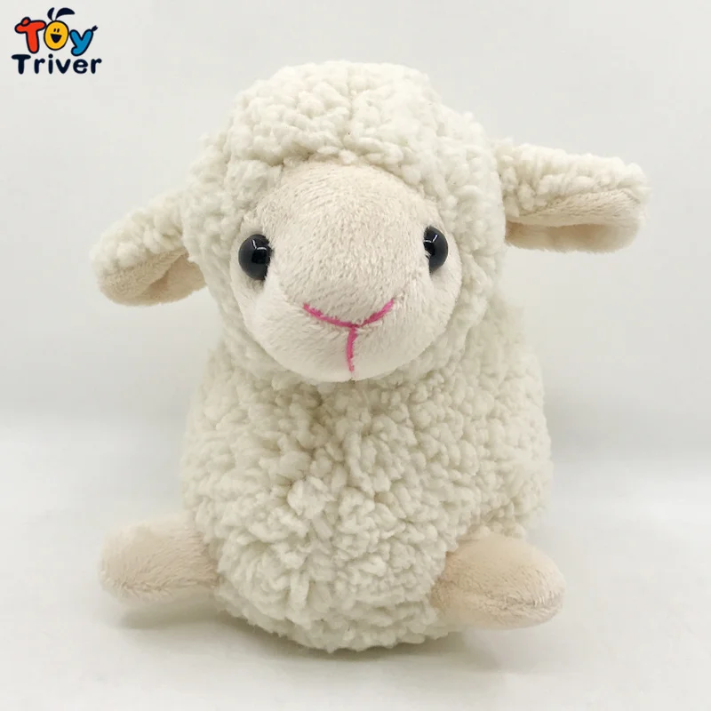 

18cm Mini Plush Sheep Toy Triver Stuffed Cartoon Lamb Mutton Alpaca Dolls Baby Kids Children Kawaii Birthday Gift Home Decor