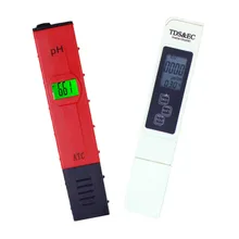 PH Tester Water Filter with backlight+ TDS EC Test Conductivity Meter Pen design Measurement Monitor Tool Hydroponic Pool 40