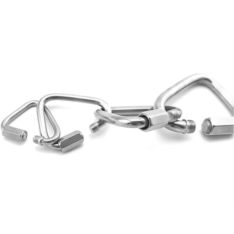 5 шт. карабин из нержавеющей стали для быстрого крепления замков|screw hook|stainless screw