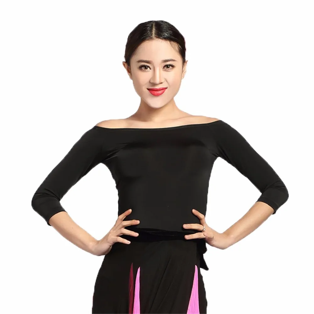 

G1001 latin modern ballroom ballet dance professional shirt tops