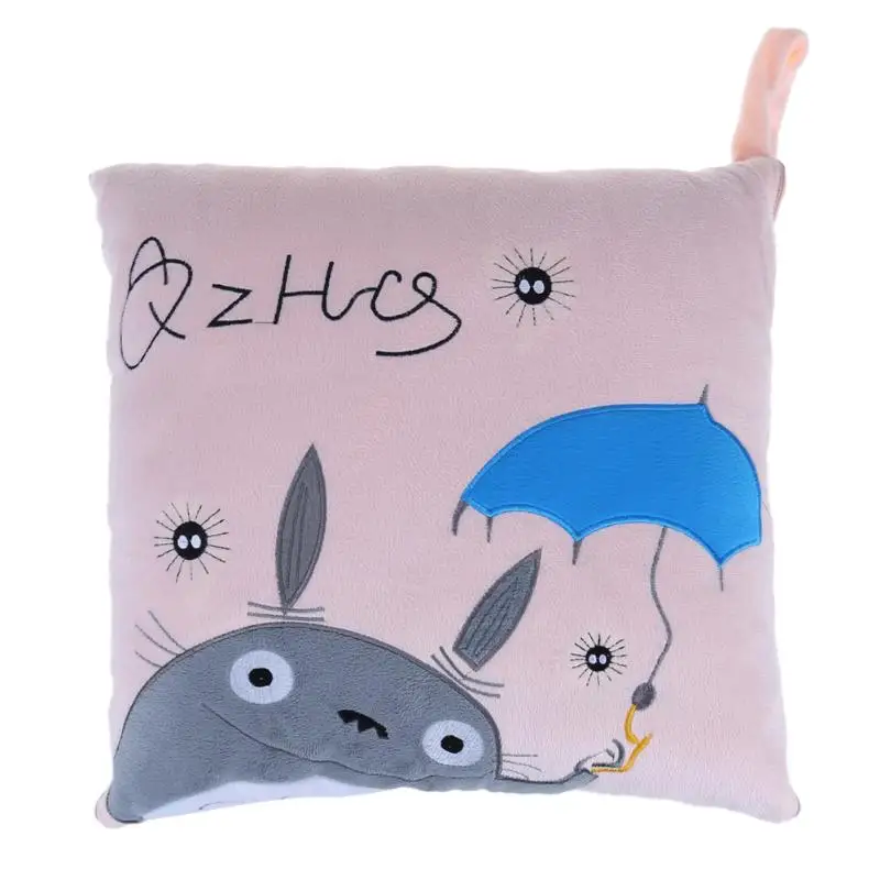 

Car Multi Purpose Seat Supports Pillow Waist Mat Cartoon Printing Folding Car Interior Soft Cotton Throw Pillow Blanket Hot Sale