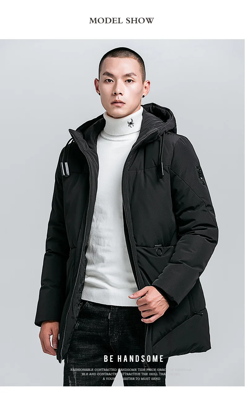 Seenimoe 2019 новый зимний хлопок пальто Для мужчин с капюшоном ветрозащитная зимняя куртка брендовые зимние парки утепленные M-4XL Для мужчин s