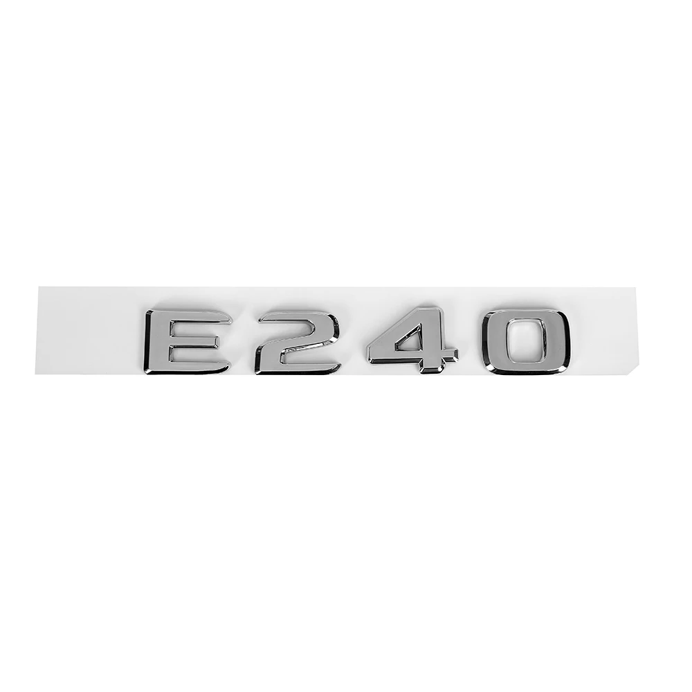 

For Mercedes Benz E Class E240 W207 170 W110 W114 W115 W123 W124 W210 W211 W212 Car Rear Tail Emblem Number Letter Badge Sticker
