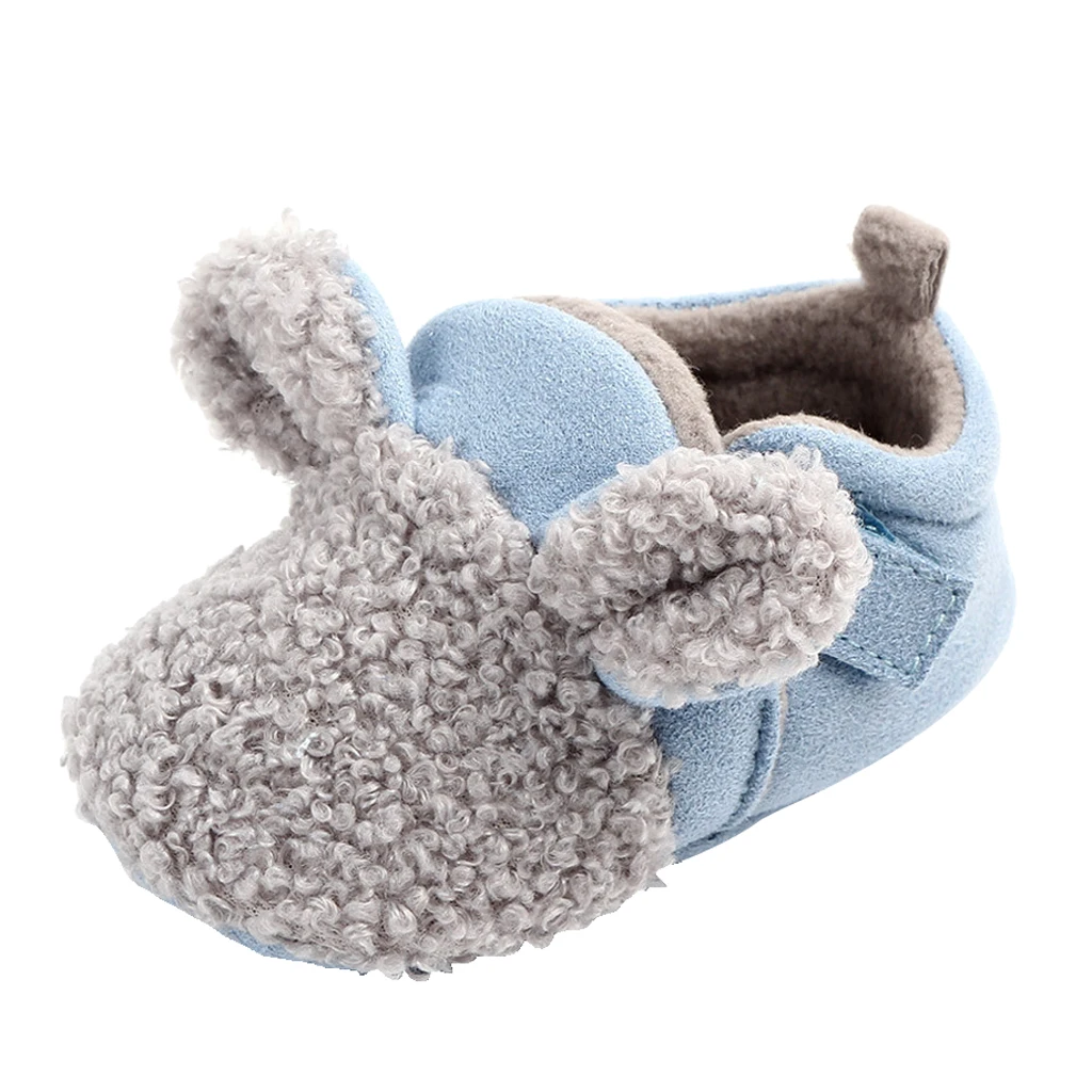 Toddler Baby Soft Sole Shoes Infant Sneakers Winter Warm Boots Trainer 0-15Months