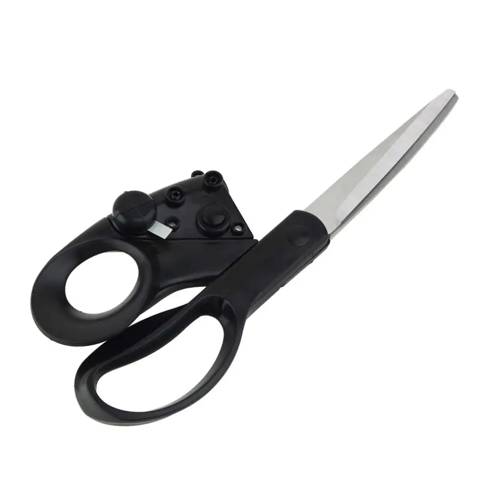 

SDFC 1pcs High Quality Useful Wholesale Sewing Laser Scissors Cuts Straight Fast Laser Guided Scissors