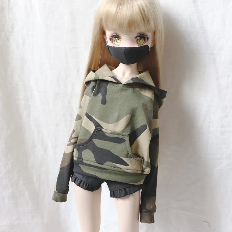 Камуфляжная куртка для BJD 1/6 YOSD 1/4 MSD 1/3 SD16 SD17 Одежда для кукол CWB159