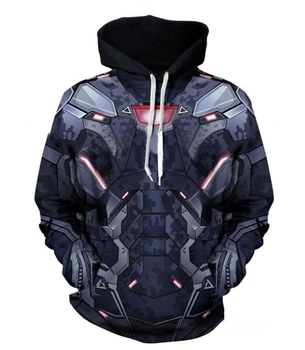 

A men's long-sleeved printed jacket jacket and a thin, stylish hoodie for spring and fall for the new 2019 movie avengers: episo