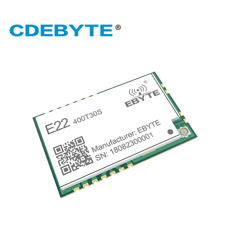 E22 400T30S 30dBm SMD UART SX1268 SX1262 беспроводной передатчик и приемник 1 Вт 433 мгц