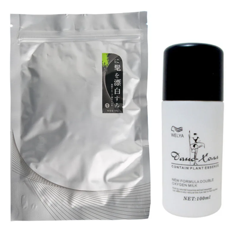 

Bleaching Powder Streaked Hair Salon Supplies Hair Dye Fade With A Free Gift (Factory Direct Supply Oxygen Milk water)