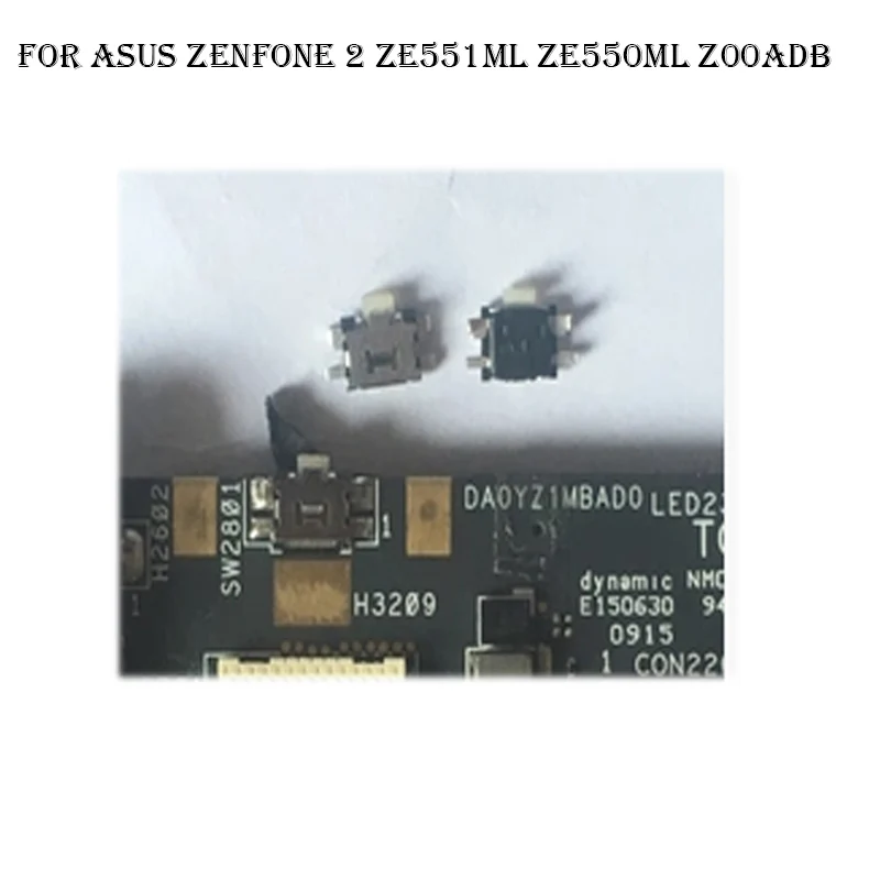2 шт. FPC Разъем для устройств ASUS zenfone2 ze551ml ze550ml z00adb Выключатель питания Кнопка