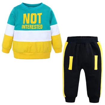 

Fashion Spring Toddler Boys Girls 2pcs Clothes Set Baby Boy Tracksuit Outfit Children's Casual Sports Suits Kids Clothing Sets