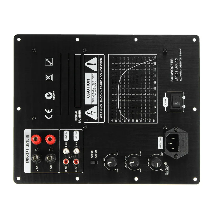 CLAITE TAS5630B 280 Вт Цифровой HIFI сабвуфер усилители домашние доска высокая усилитель