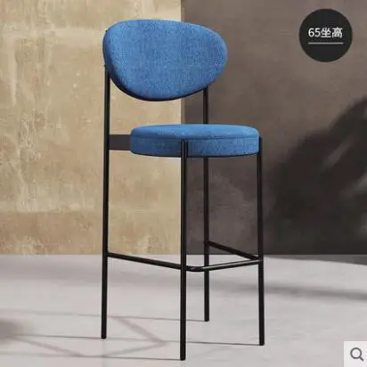 Барный стул домашний высокий стул модный креативный передний стол современная простая тыльная стул