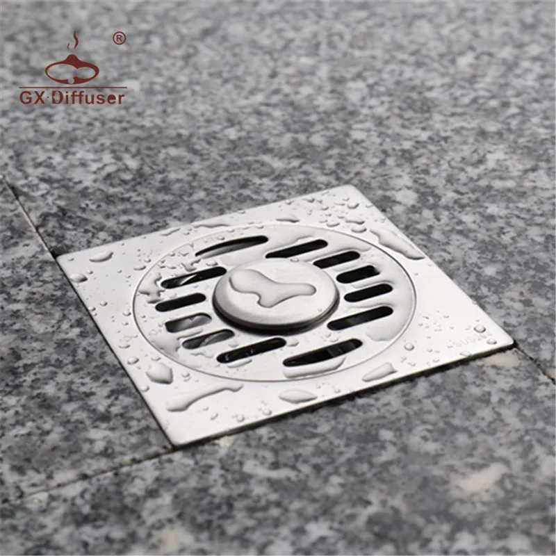GX.Diffuser High Quality Stainless Steel Floor Drain Shape Chrome Plate