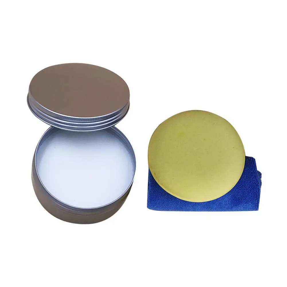 Waterproof Car Plated Crystal Wax Polishing Coating Solid Wax Car Paint Surface Coating Maintenance Accessories - Color: White