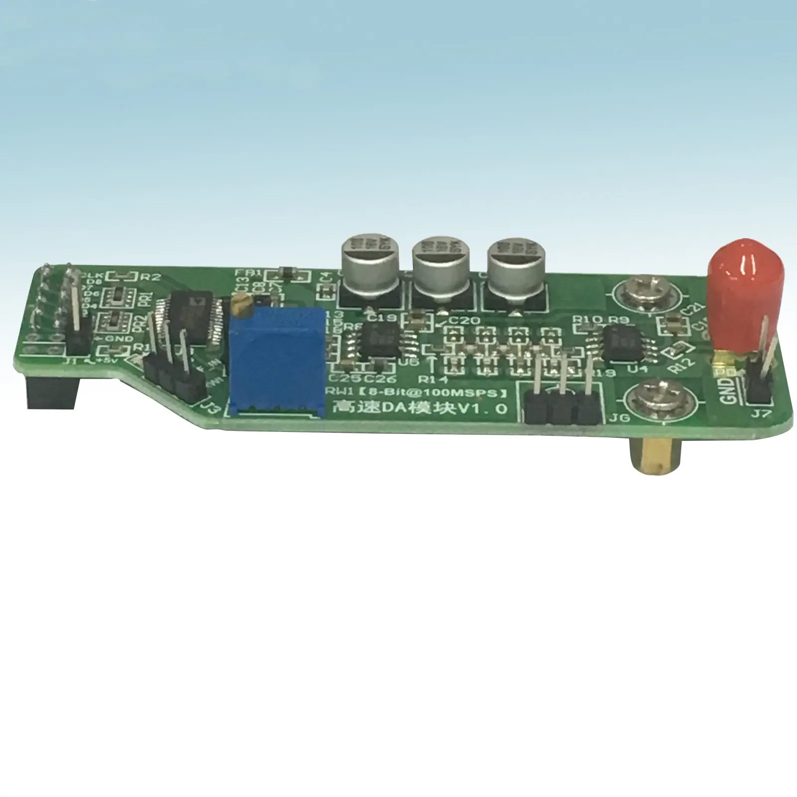 Высокоскоростной DA модуль параллельный 100 м генератор сигналов AD9708 FPGA макетная