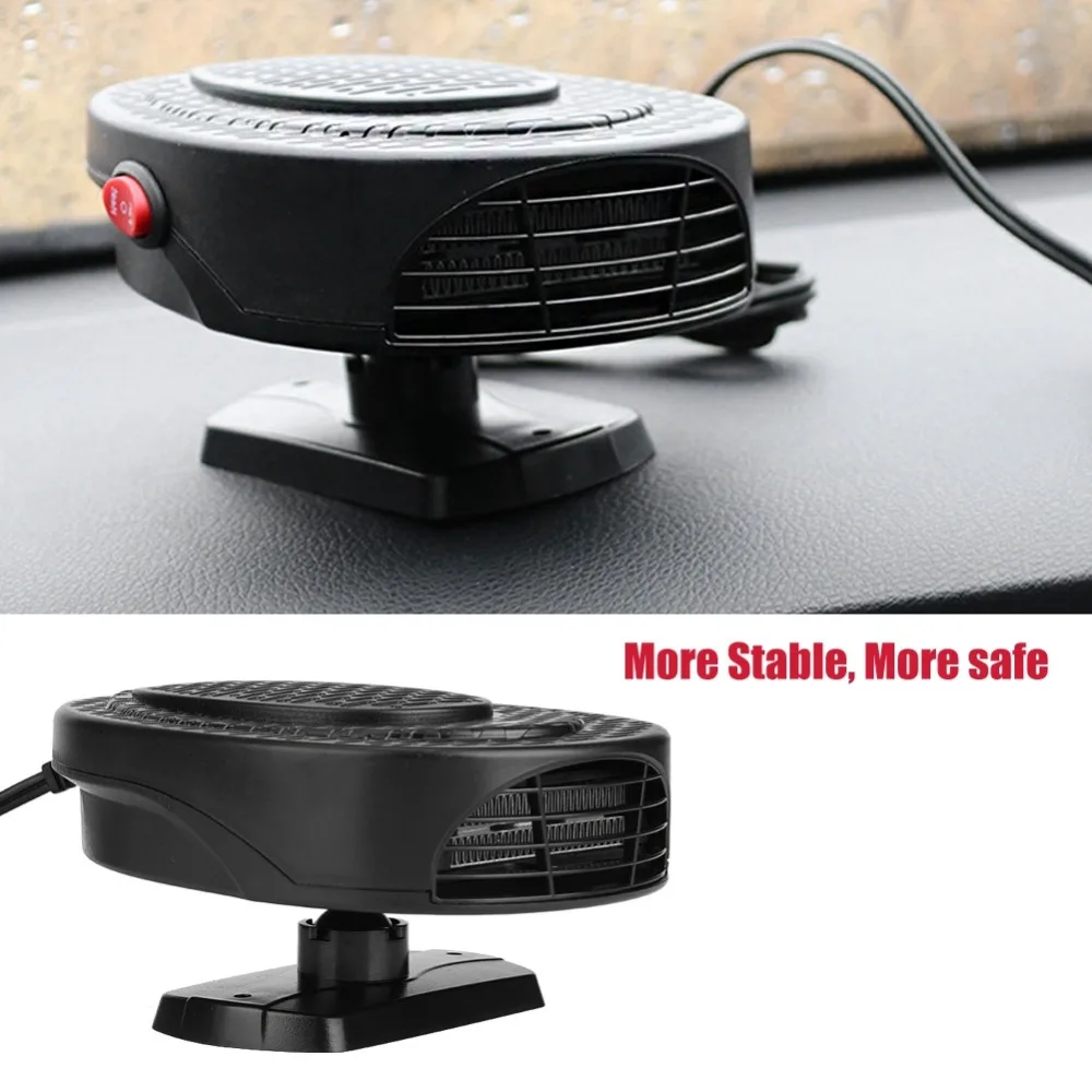 Car 12V Portable Electric Window Heater Heating Dryer Windshield Fan