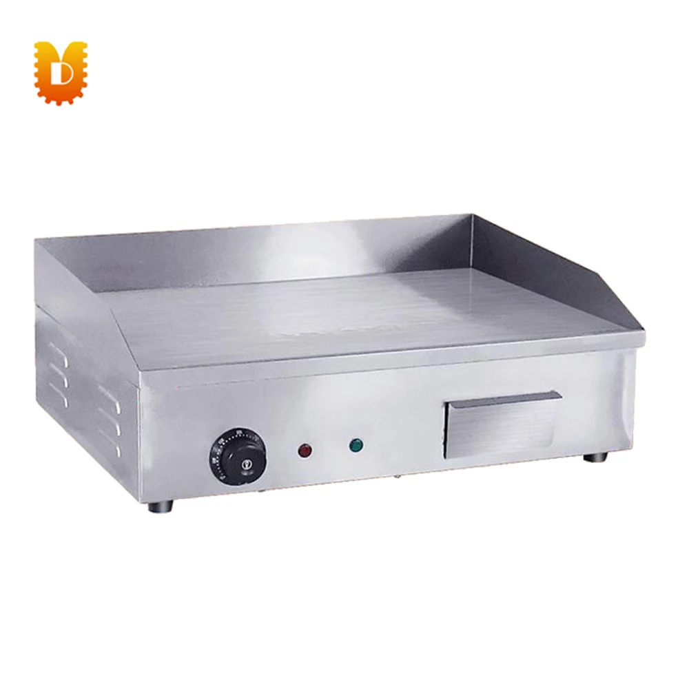 

Stainless steel commercial electric griddle steak grill machine