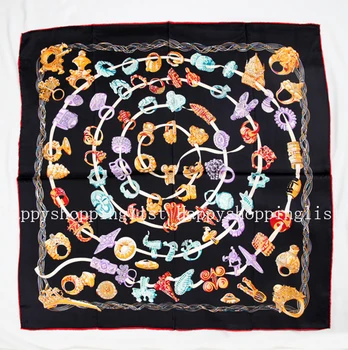 

ELEGANT HANDMADE BRAND 100% crepe satin plain Silk Scarf